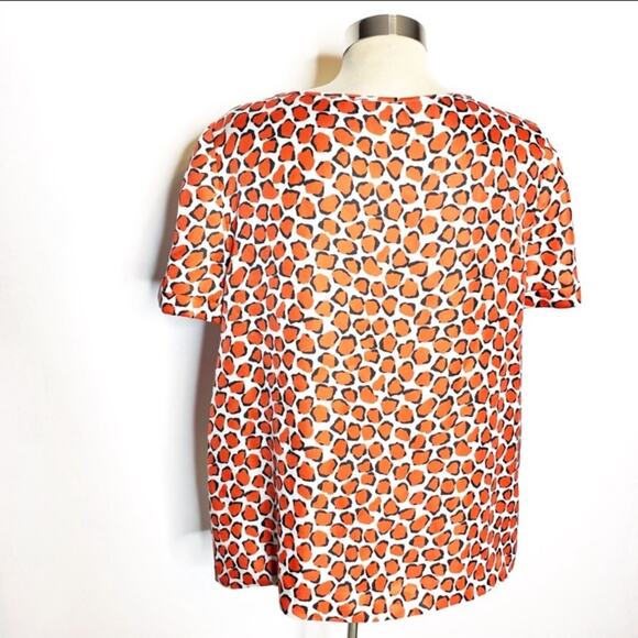 Kate spade silk Arielle leopard print shirt - Picture 2 of 7